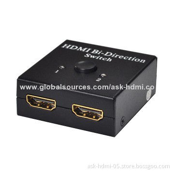 3D 4K 2 Ports Hdmi Bi-direction AB Switch AdapterNew